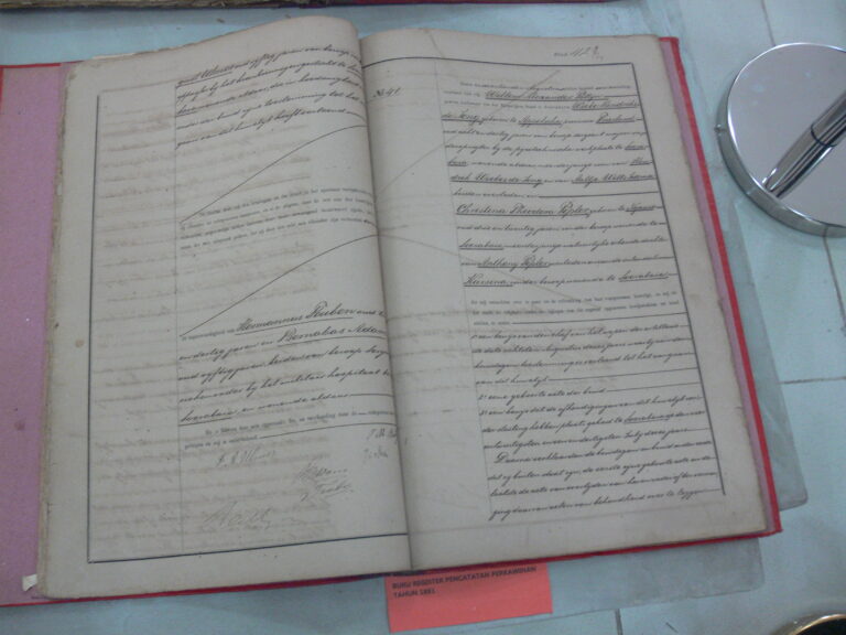 Buku Register Pencatatan Perceraian 1881