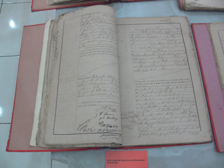 Buku Register Pencatatan Perkawinan 1881