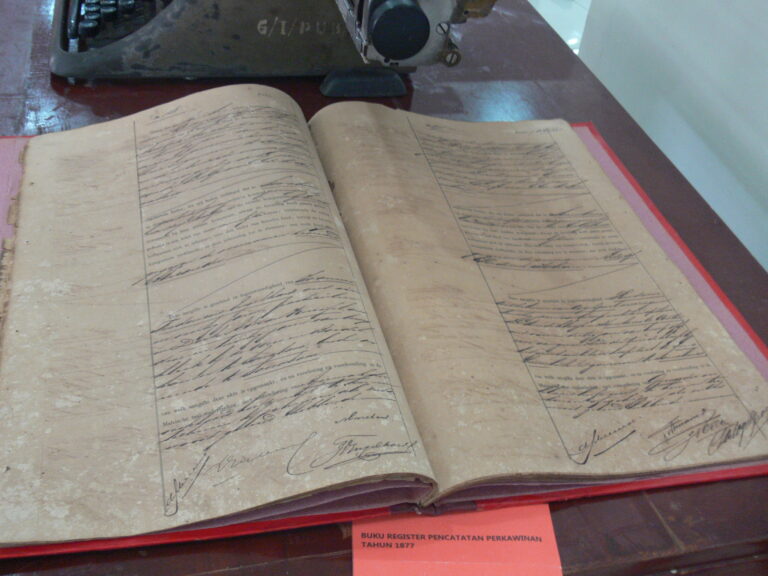 Buku Register Pencatatan Perkawinan 1887
