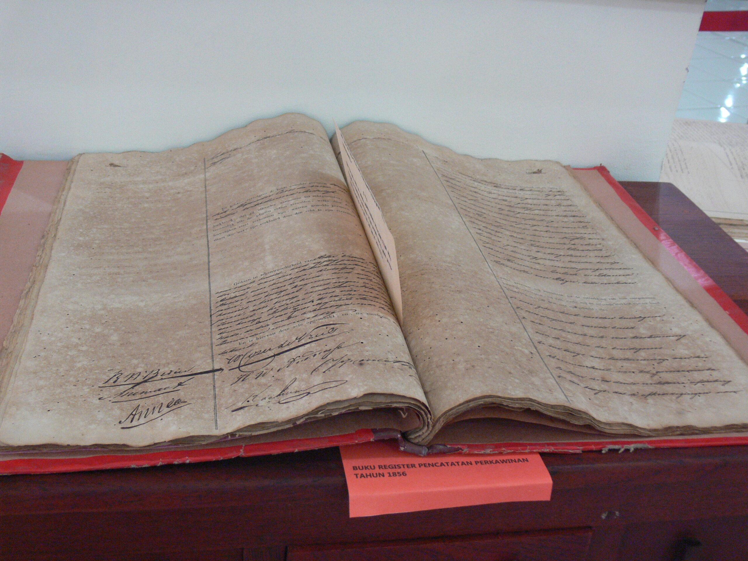 Buku Register Pencatatan Perkawinan 1877