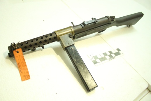 Pistol Mitraliur Lanchester Mk I kaliber 9x19mm Parabellum