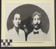 Foto HOS Tjokroaminoto menikah dengan Suharsikin