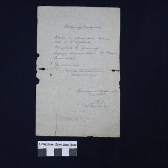 Surat Wasiat Budar Mortir 1969